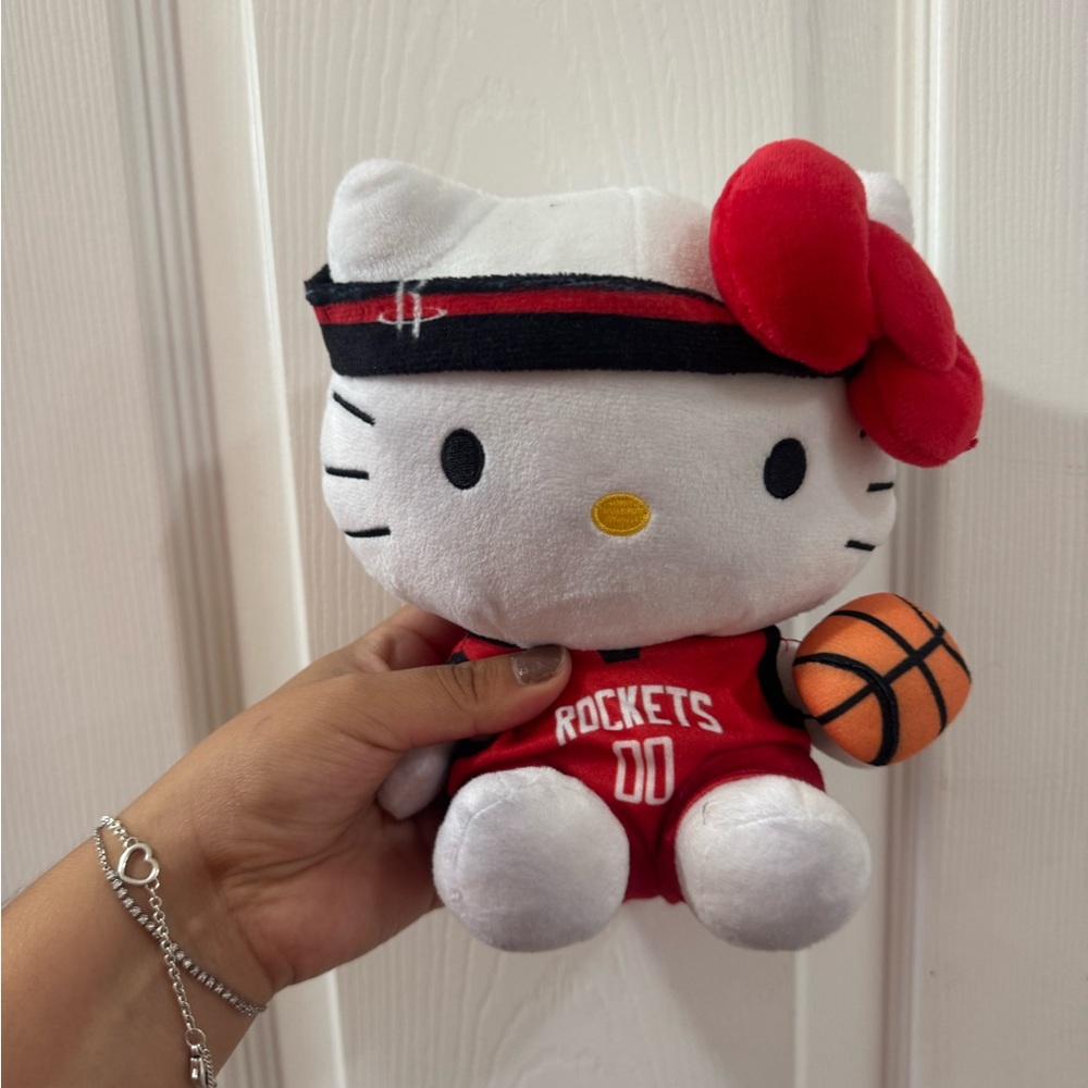 Hello Kitty Rockets Plush with Red Bow